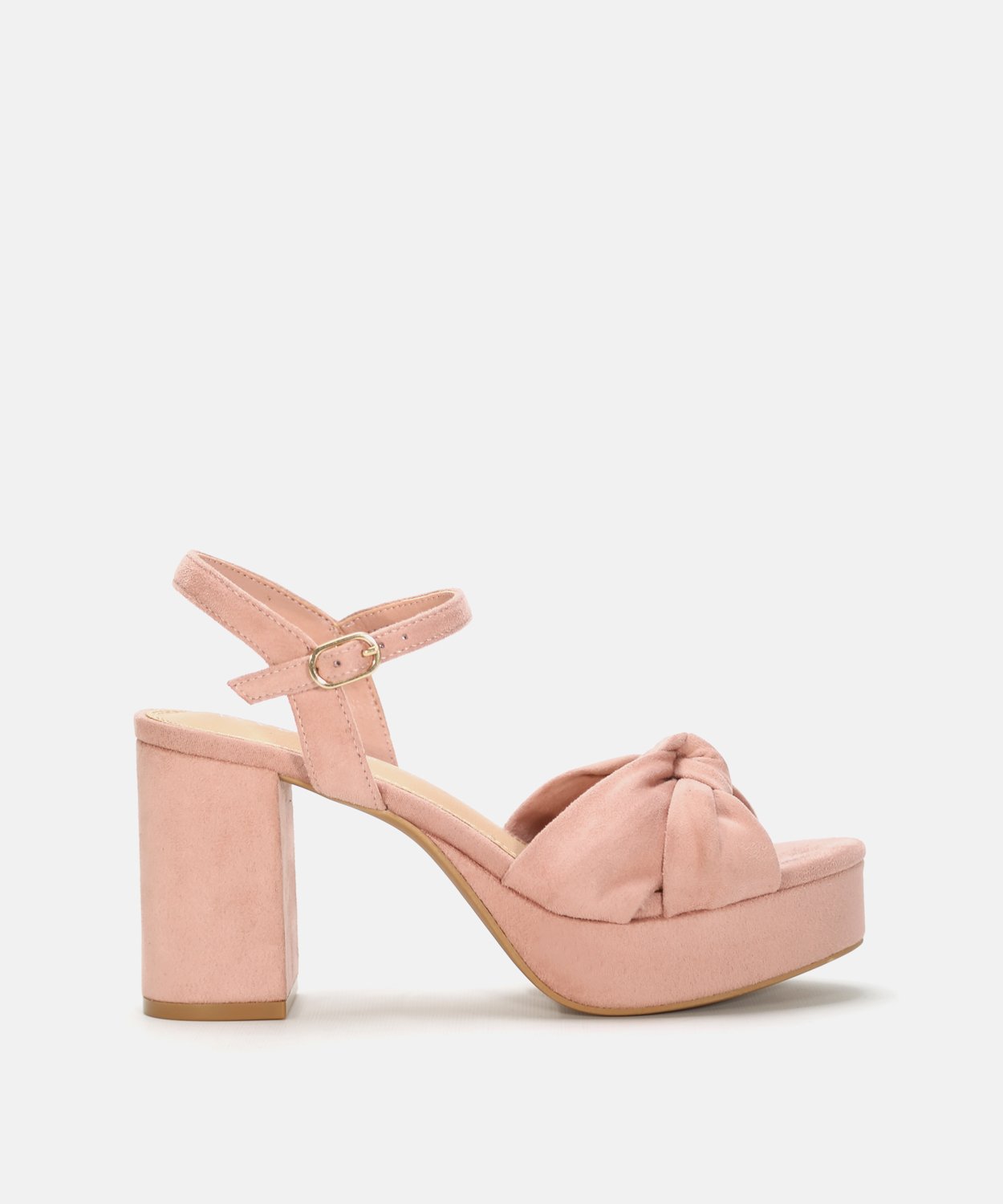 Sandalia plataforma nudo